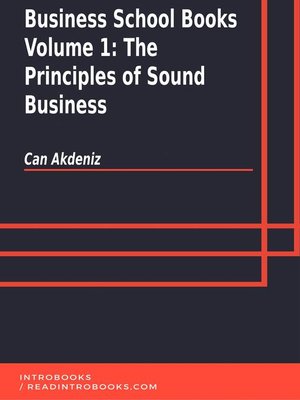 cover image of Business School Books Volume 1